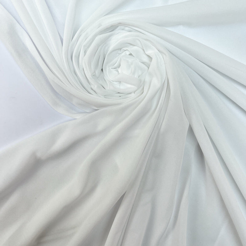 Polyamide Elastane Knitted Lining White