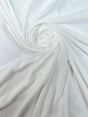 Polyamide Elastane Knitted Lining White
