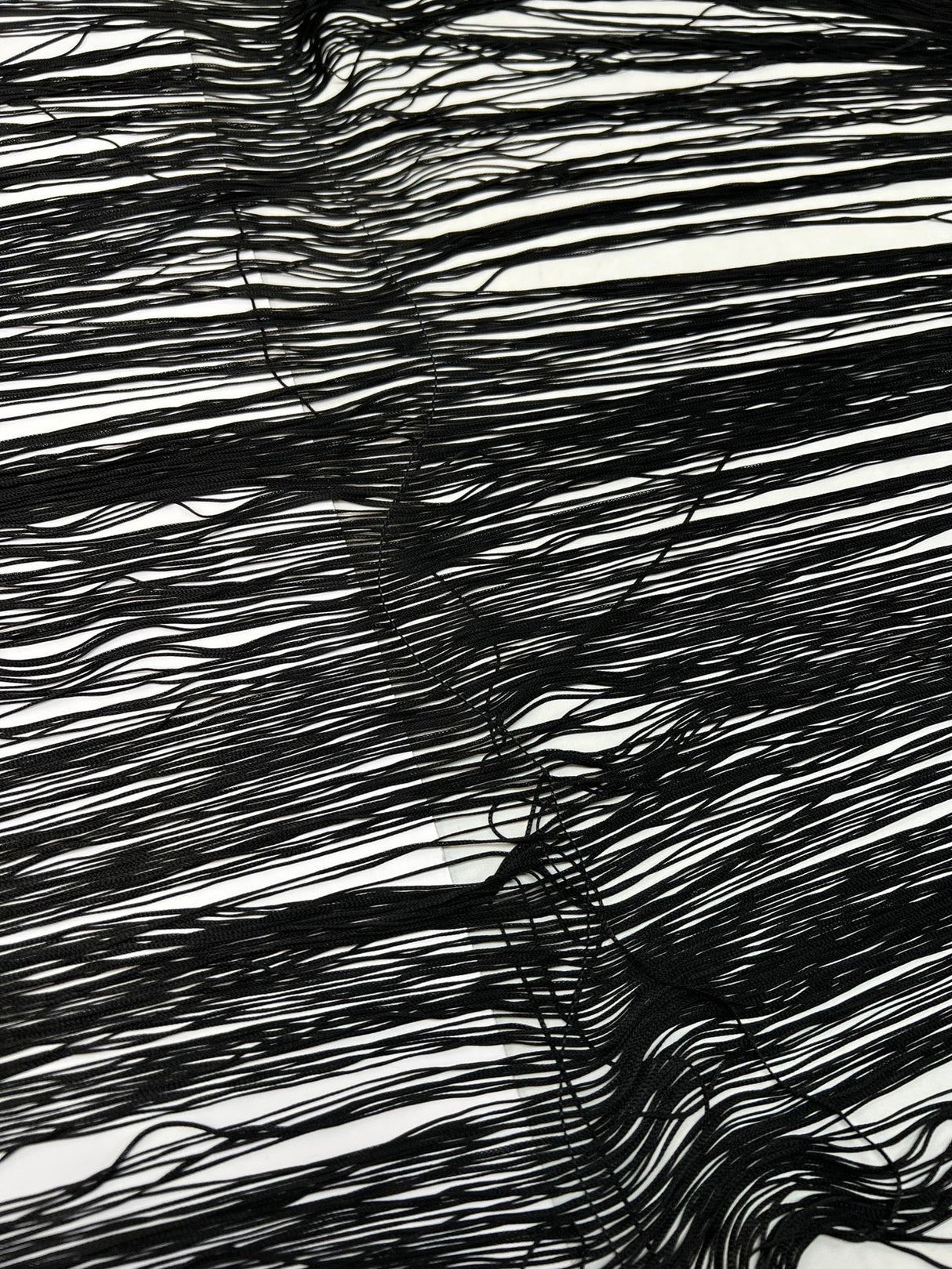 Black Acetate Dress Fabric