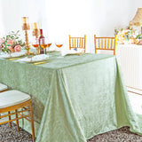 Ice Crushed Velvet Rectangular Tablecloth Seamless