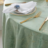 Velvet Rectangular Tablecloth 90x156 Sage Green