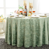 Luxury Gilded Marble Holland Velvet Round Tablecloth