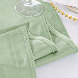 Velvet Table Runner 13x108 Sage Green