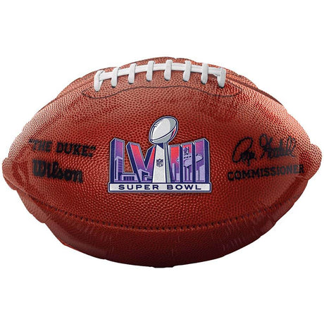 Football Foil Balloon 31 Inch Super Bowl 58