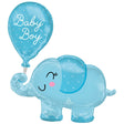 Baby Boy Elephant Foil Balloon