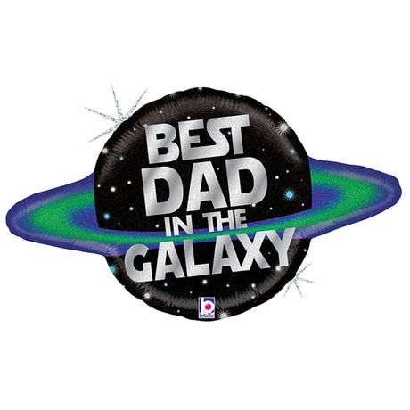 Foil Balloon Galactic Dad 31 Inch