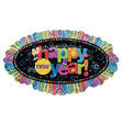 Foil Balloon Holographic Happy New Year Ruffle