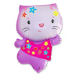 31 Inch Little Cat Flowers Foil Balloon