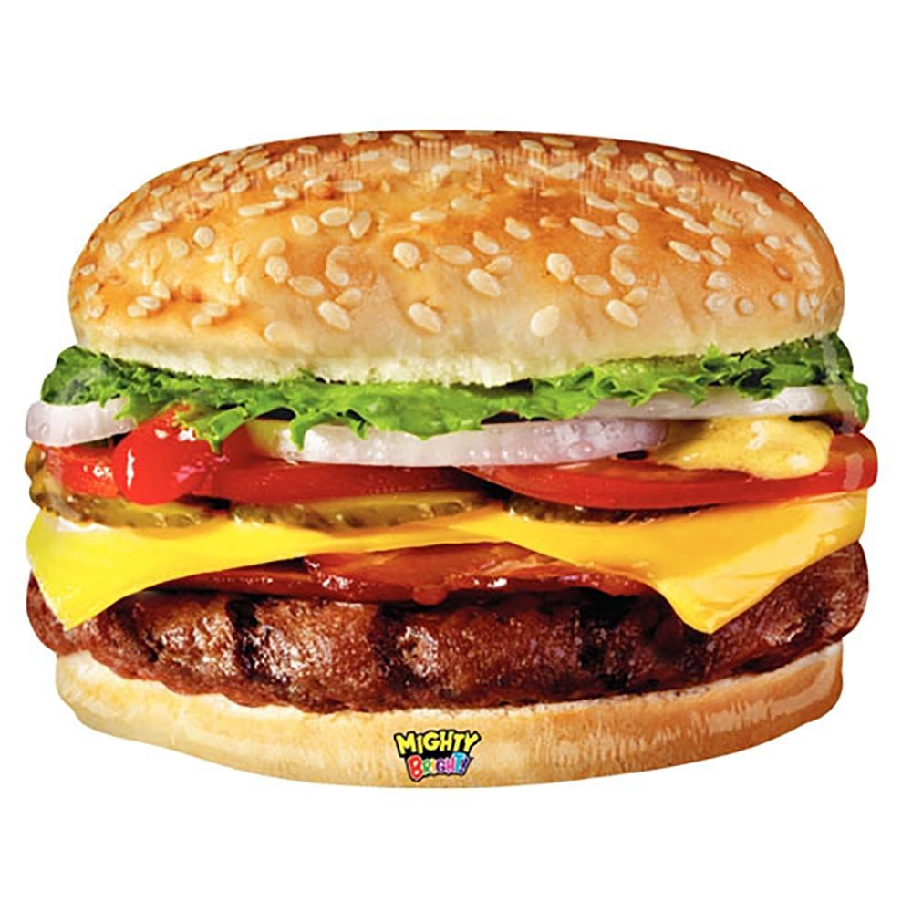 Cheeseburger Foil Balloon 31 Inch