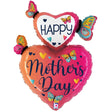 Foil Balloon Mother's Day Butterfly Hearts