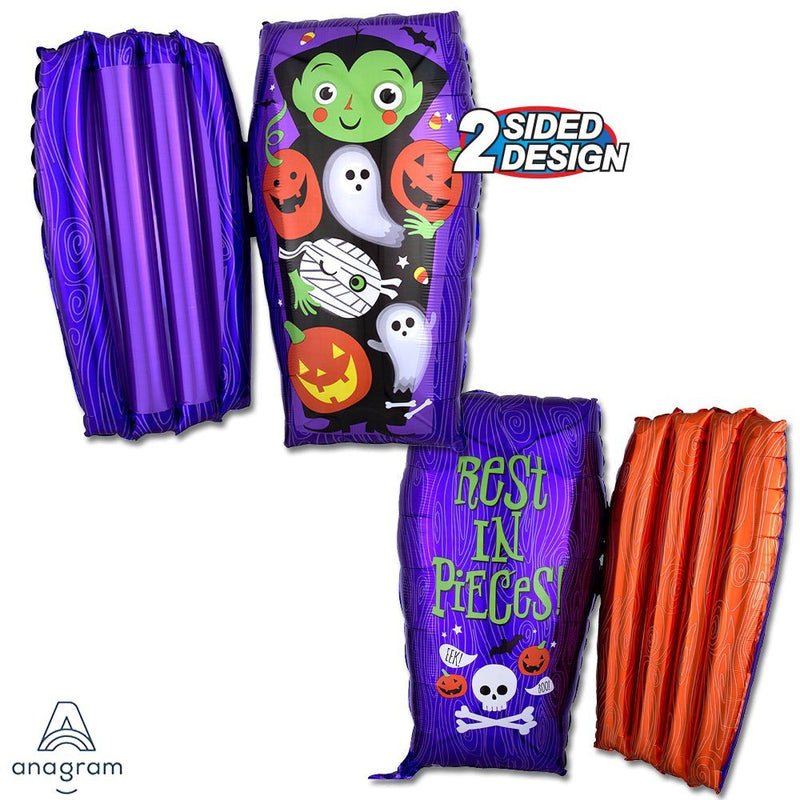 31 Inch Open Coffin Foil Balloon