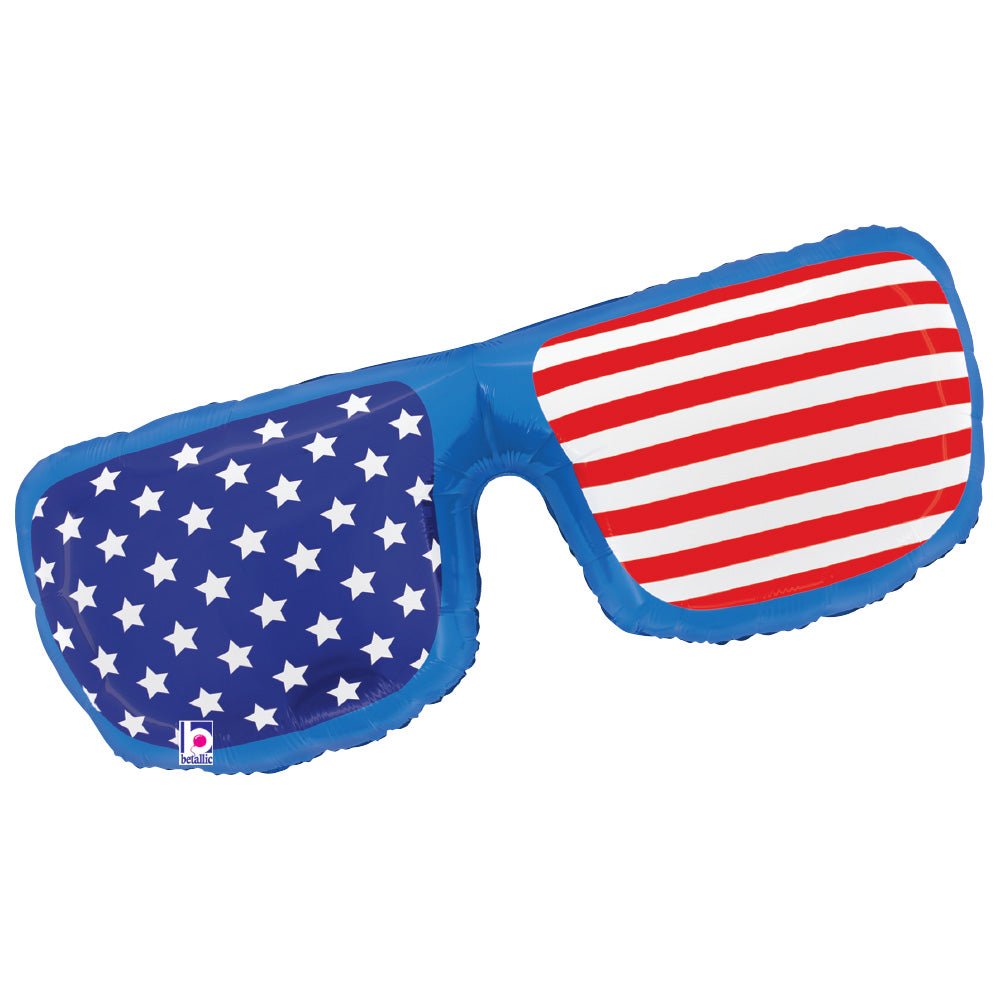 Patriotic Sunglasses Foil Balloon