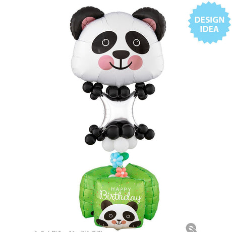 Foil Balloon Precious Panda 31 Inch