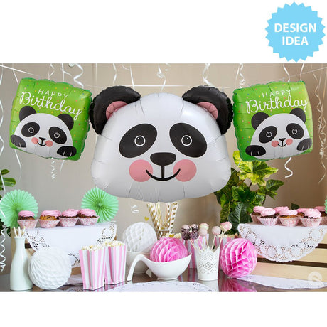Foil Balloon Precious Panda 31 Inch