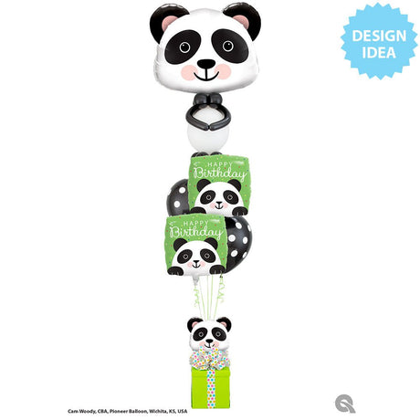 Foil Balloon Precious Panda 31 Inch