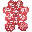 Foil Balloon Satin Nordic Snowflakes