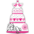 Wedding Cake Foil Balloon