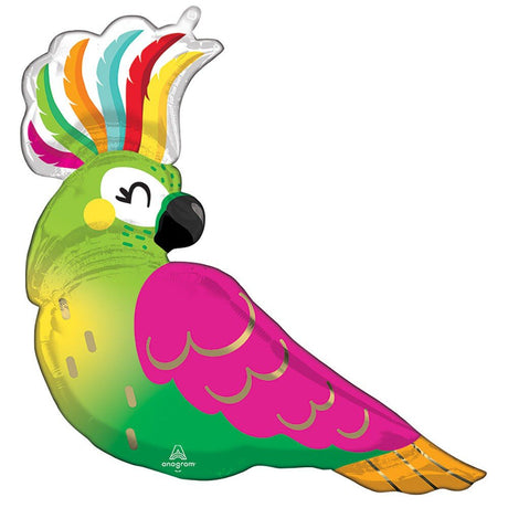 Parrot Foil Balloon 31 Inch Tropical
