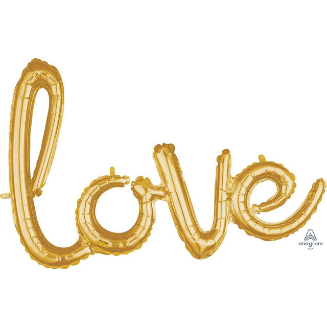 Love Gold Foil Balloon