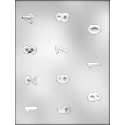 Numbers Chocolate Mold