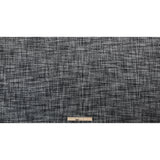 Black/White Stiff Boucled Wool Double Cloth