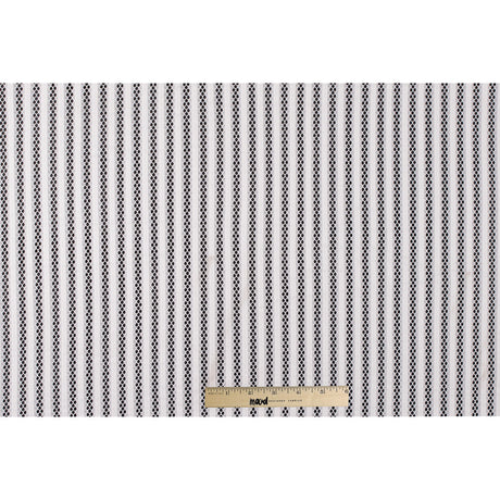 Ecru Ribbed Knit/Novelty Netting