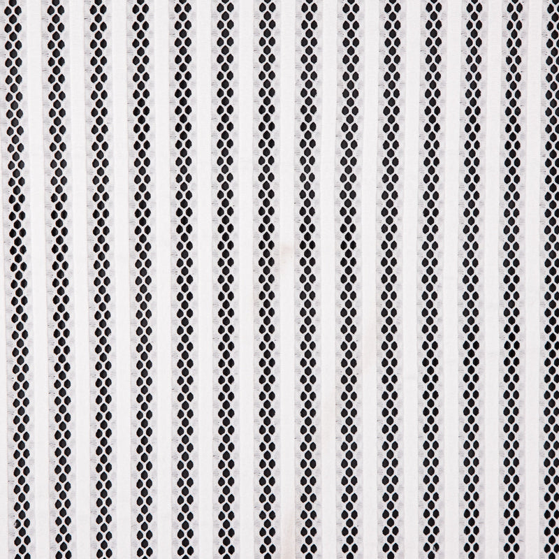 Ecru Ribbed Knit/Novelty Netting