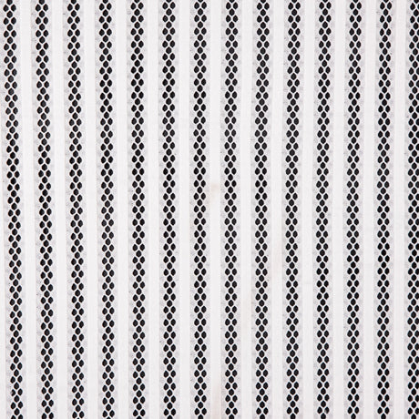 Ecru Ribbed Knit/Novelty Netting