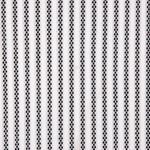 Ecru Ribbed Knit/Novelty Netting