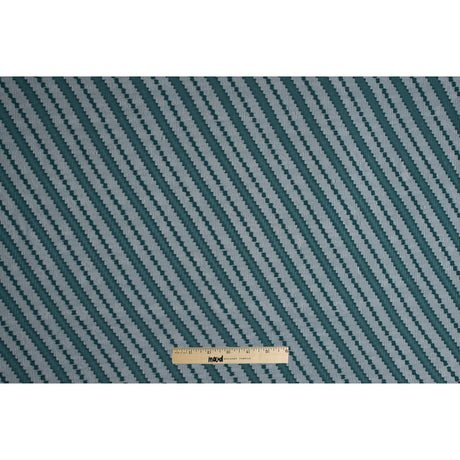 Famous NYC Designer Forest Green Diagonal Burnout Chiffon