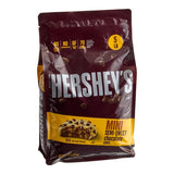 HERSHEY'S Semi-Sweet Mini 4M Chocolate Baking Chips 5 lb. Resealable Bag - 6/Case