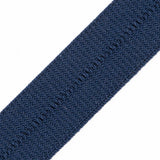 Navy Stretch Fold Over Grosgrain - 0.625"
