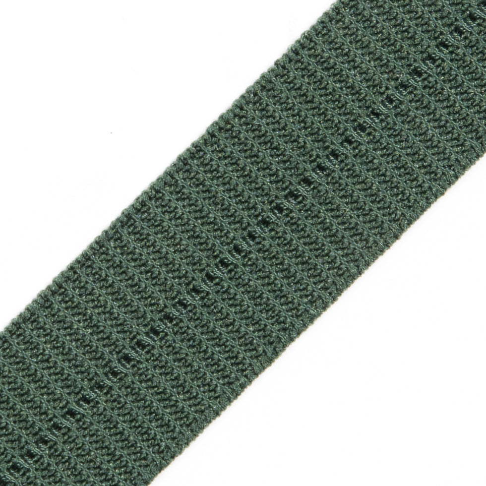 Green Stretch Fold Over Grosgrain - 0.625"
