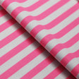 Candy Dots And Stripes Polyester Spandex Fabric - Pastel Pink, Aqua And White, Polka Dots And Stripes, 58/60" Width (1 Yard)