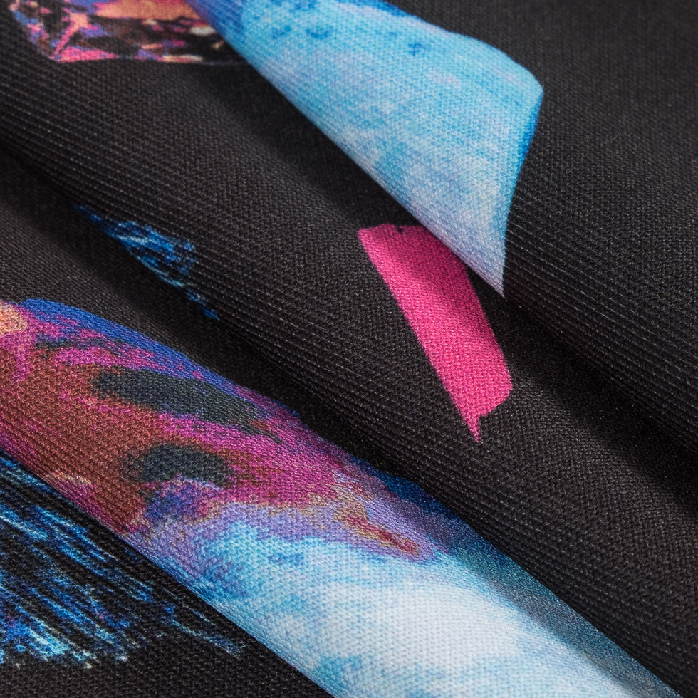 Floating Gems Digitally Printed Stretch Neoprene/Scuba Knit