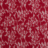 Stretch Lace - Red Floral - Katerina Collection
