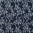 Stretch Lace - Dark Navy Floral - Katerina Collection