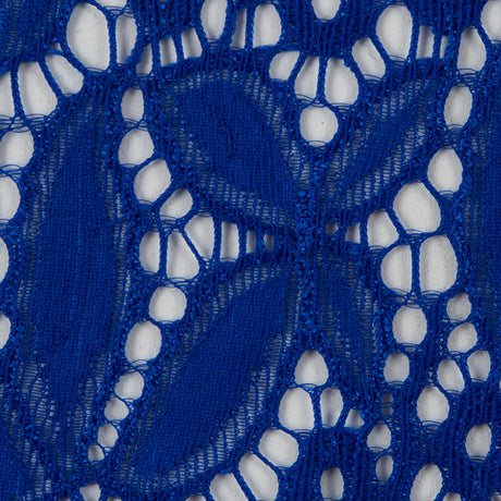 Stretch Lace - Royal Blue Floral - Katerina Collection