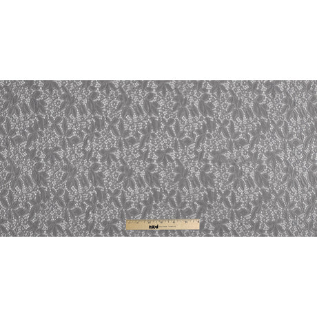 Stretch Lace - Gray Floral - Katerina Collection