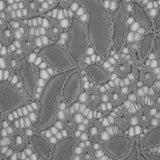 Stretch Lace - Gray Floral - Katerina Collection