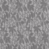Stretch Lace - Gray Floral - Katerina Collection