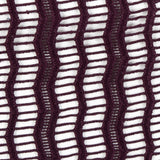Guipure Lace with Finished Edges - Plum Novelty Stripes