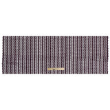 Guipure Lace with Finished Edges - Plum Novelty Stripes