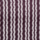 Guipure Lace with Finished Edges - Plum Novelty Stripes