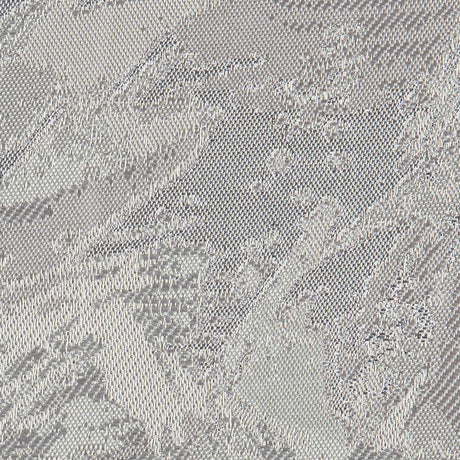 Metallic Silver/Gray Abstract Jacquard/Brocade