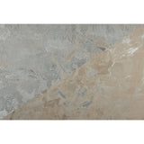Metallic Silver/Cream Abstract Jacquard/Brocade