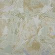Metallic Silver/Green Abstract Jacquard/Brocade