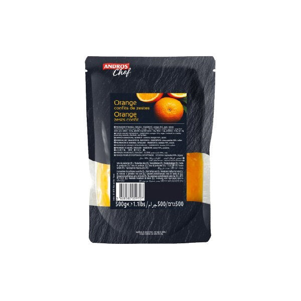 Andros Chef Orange Zest Confit 1.1 lb. - 12/Case