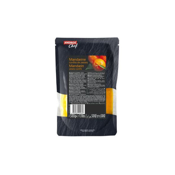 Andros Chef Mandarin Zest Confit 1.1 lb. - 12/Case