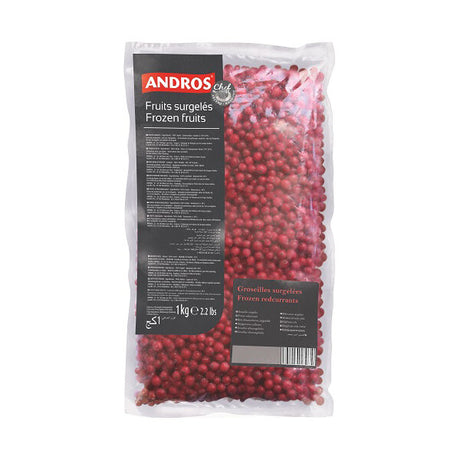 Andros Chef IQF Red Currants 2.2 lb. - 5/Case